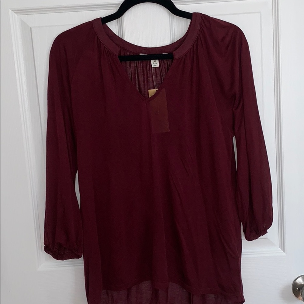 Maroon Miami Francesca’s Blouse